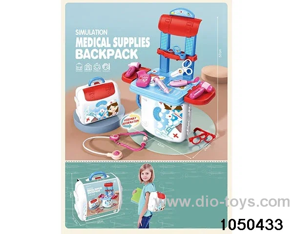 Medical backpacks in paper card