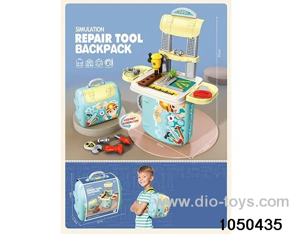 tool backpack in paper card