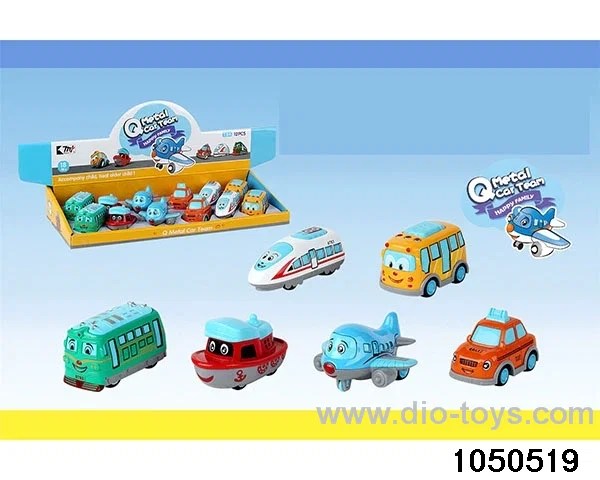 Alloy Pull Back Cars (12PCS) in display box