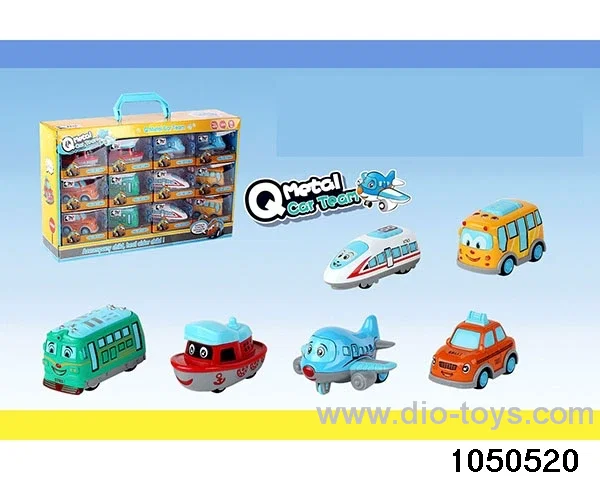 Alloy Pull Back Cars (12PCS) in display box