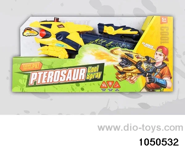 Pterodactyl spray gun in window box
