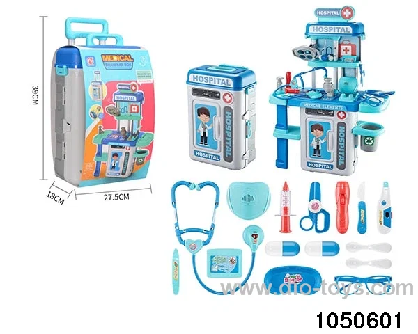 medical tools in paper card