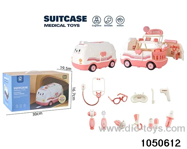 medical tools in color box