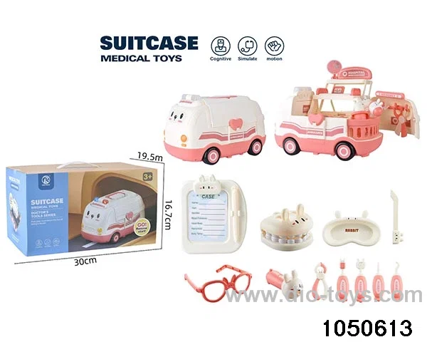 medical tools in color box