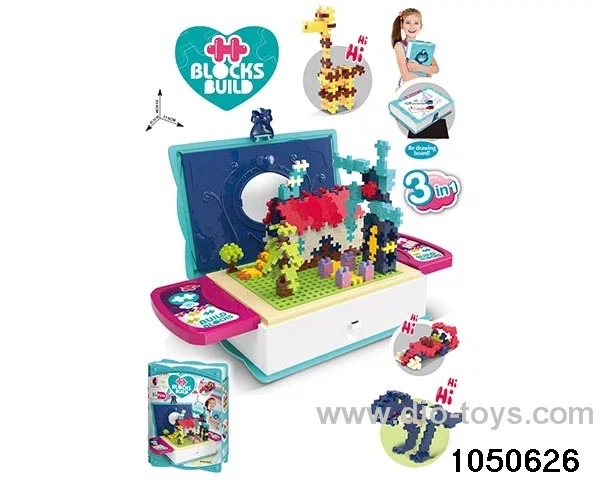 Building block windmill combination in Plastic box