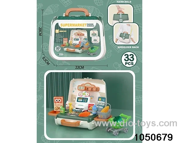 supermarket in paper card
