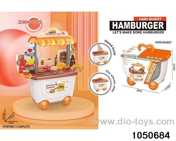 Hamburg storage truck in paper card