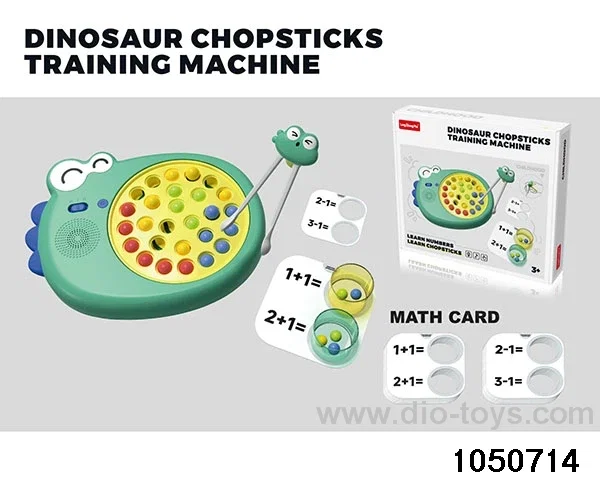 Dinosaur Bean Clamping Training Machine in color box