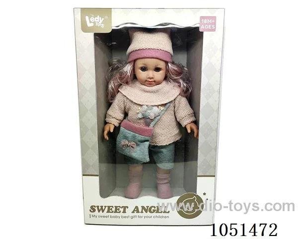 14 INCH STRAIGHT LEG COTTON BODY GIRL SUIT AND BACKPACK