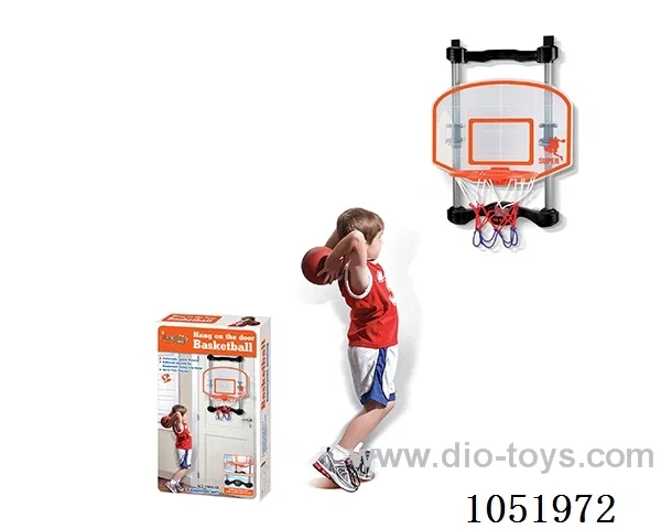 LCD scoring hanging door basketball rack