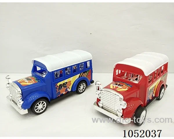 Solid Inertia Universal school Bus (Red and blue)