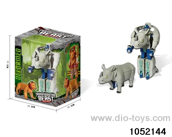 Transformer Robot Animals in window box