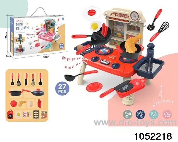 Light and music tableware table in color box