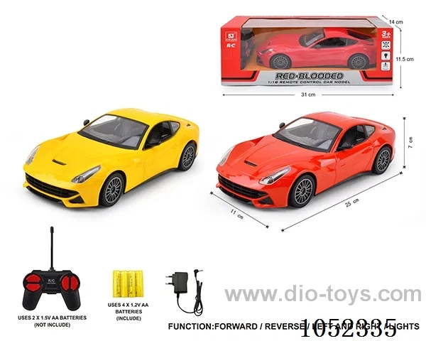 1:18 4ch rc car with light