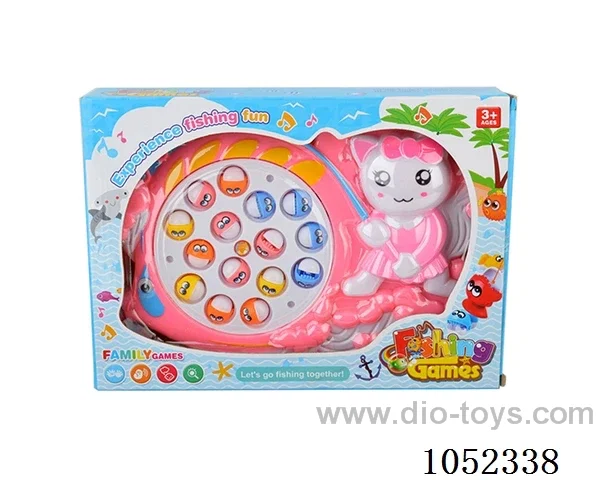 fishing toys with light/music not included battery