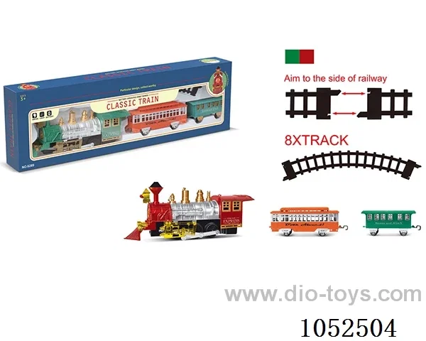 railroad train in window box