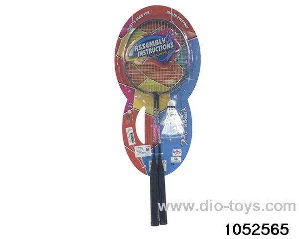 Badminton racket (long) in blister