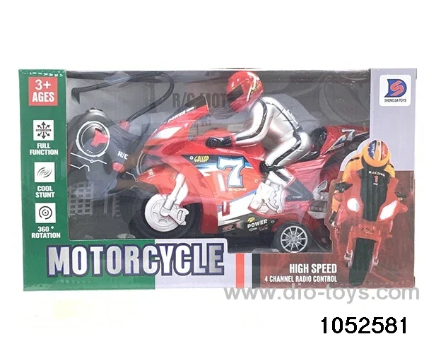 4ch RC Motorcycle in window box
