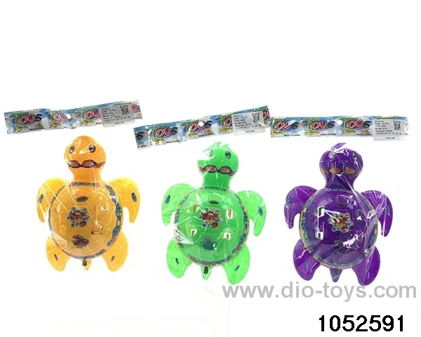 Flashing Turtle with Bell in opp bag