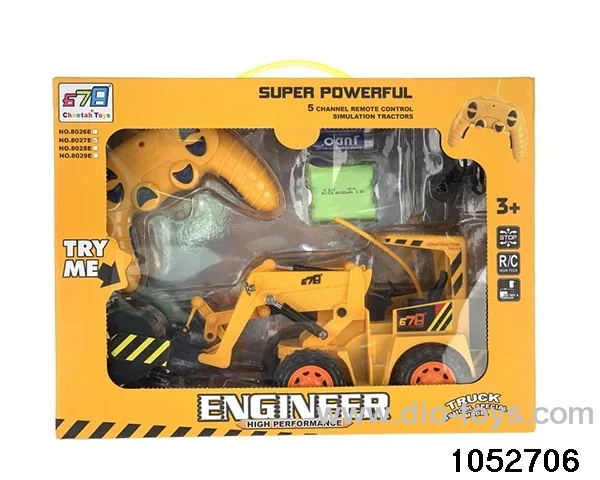 RC Engineering Vehicle in window box