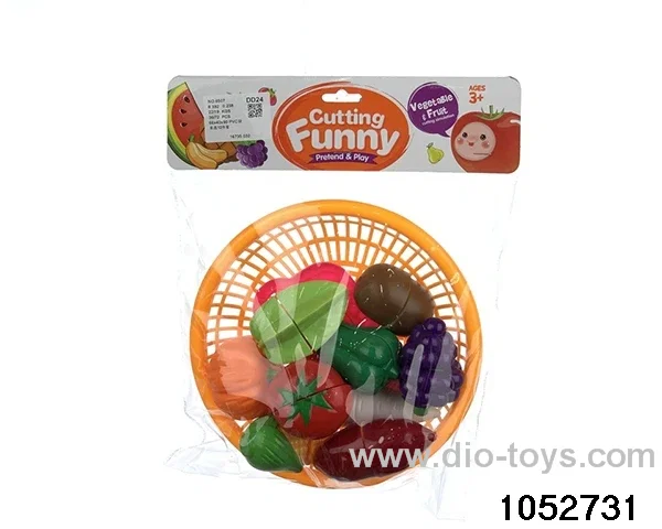 12pcs Fruit & Vegetables in PVC bag