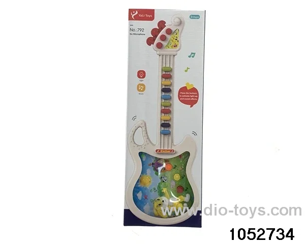 Music Lighting Guitar in window box