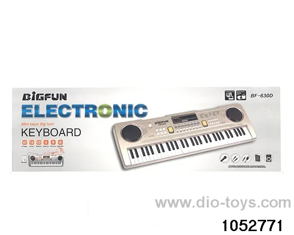61 Keys Electronic Piano with Microphone in color box