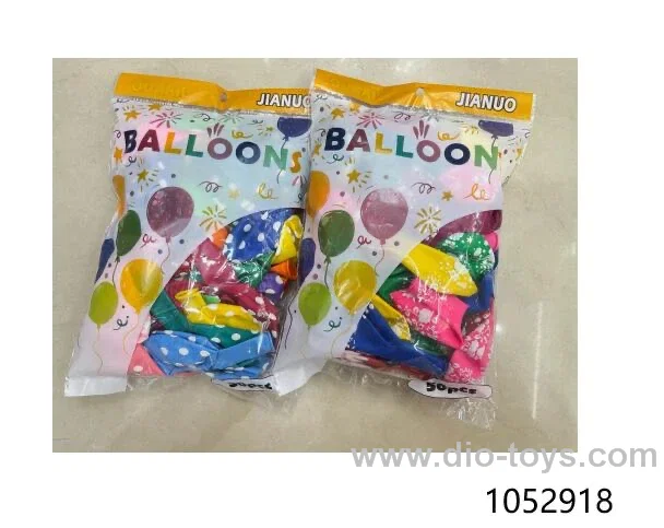 2g Flower and  dot Balloons(50pcs/bag）