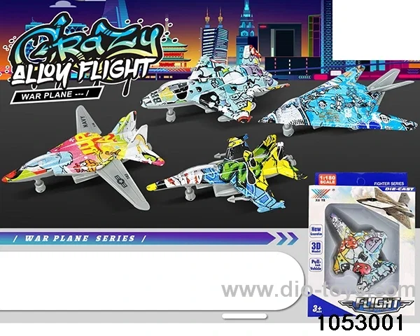 1:180 Alloy Boomerang Aircraft in color box