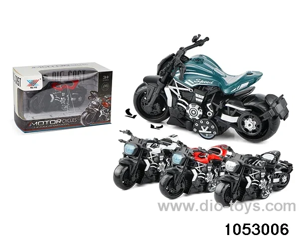 1:36 Echo Alloy Motorcycle in color box