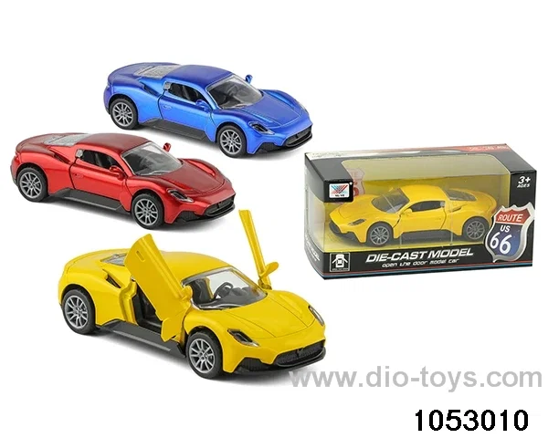 1:32 Alloy Pull Back Car in color box