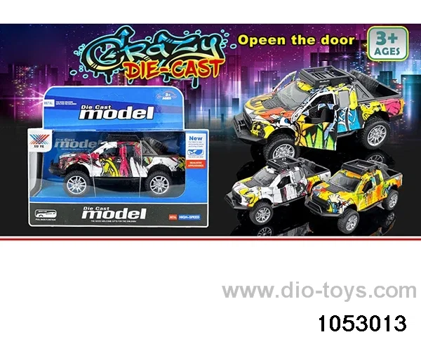 1:32 Alloy Pull Back Car in color box