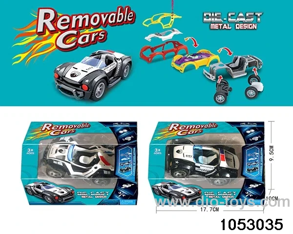 Alloy Pull Back Car in window box