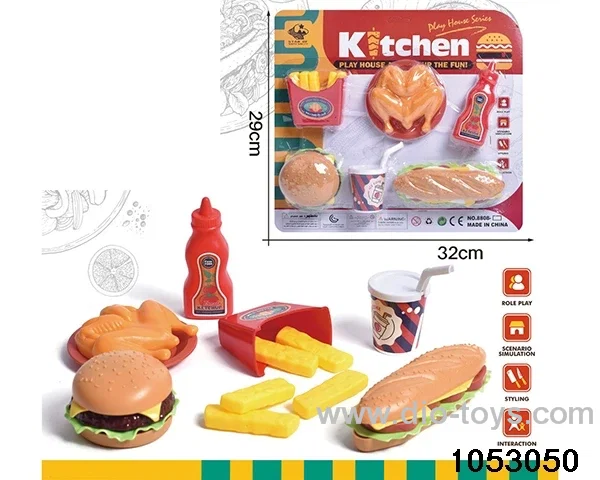 Hamburger set in Blister card