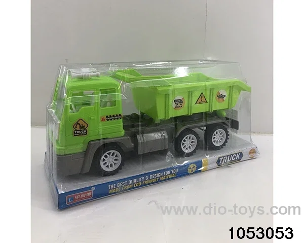 inertial dump truck in PVC cover