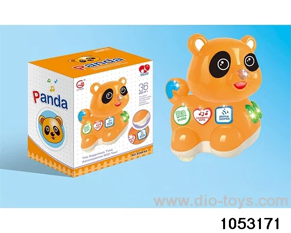 Electric universal light and music panda in color box