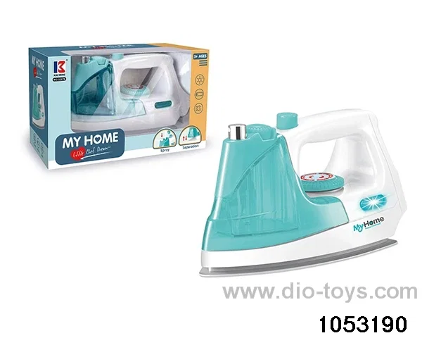 Electric water jet iron in window box