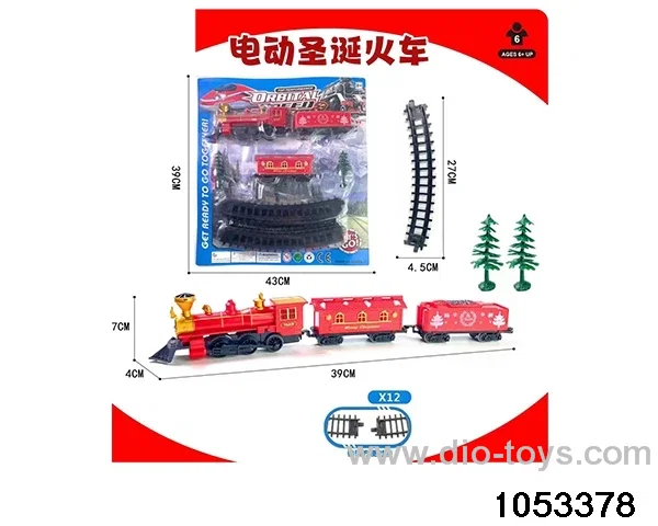 Electric Christmas Train in window box