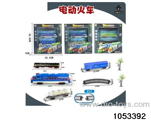 Electric Train Set in window box