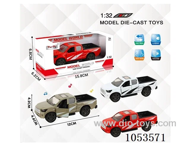 1：:32 Pull Back Alloy Car W L/M