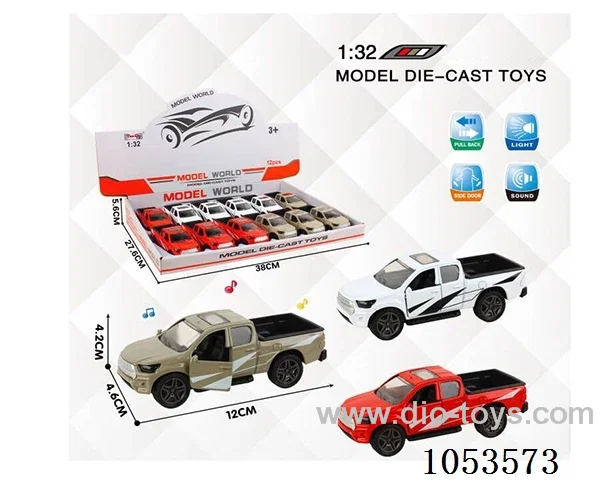 1：:32 Pull Back Alloy Car W L/M