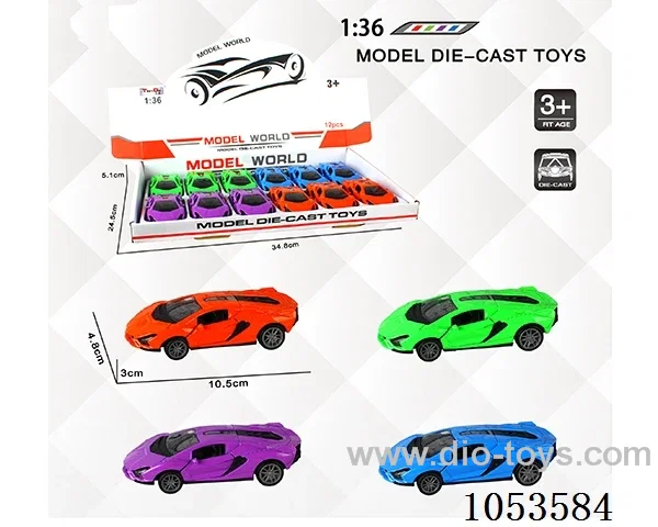 1：:36 Pull Back Alloy Car