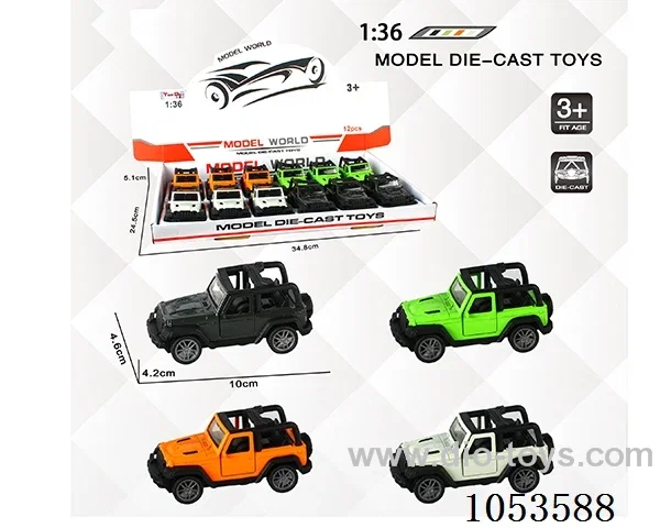 1：:36 Pull Back Alloy Car