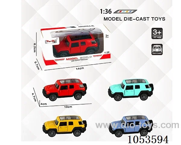 1：:36 Pull Back Alloy Car