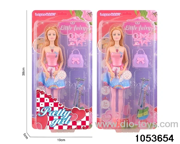 11 inch doll with light and music in clam shell