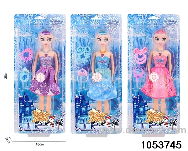 Ice Dolls with Lights and Music in clam shell