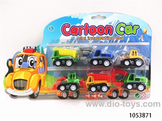 pull back car in blister card