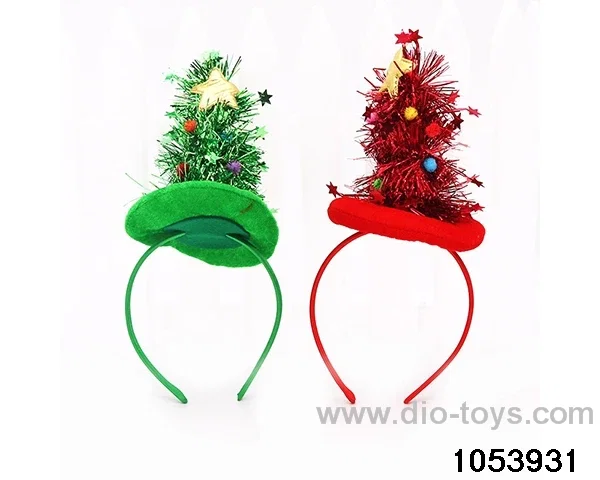 Christmas Hair Clip Headband in opp bag