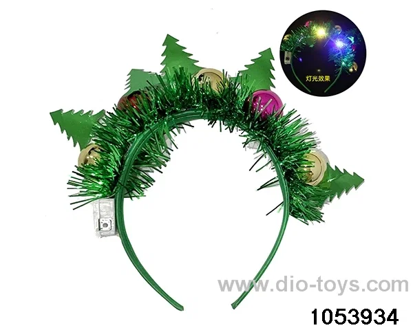 Christmas Hair Clip Headband in opp bag
