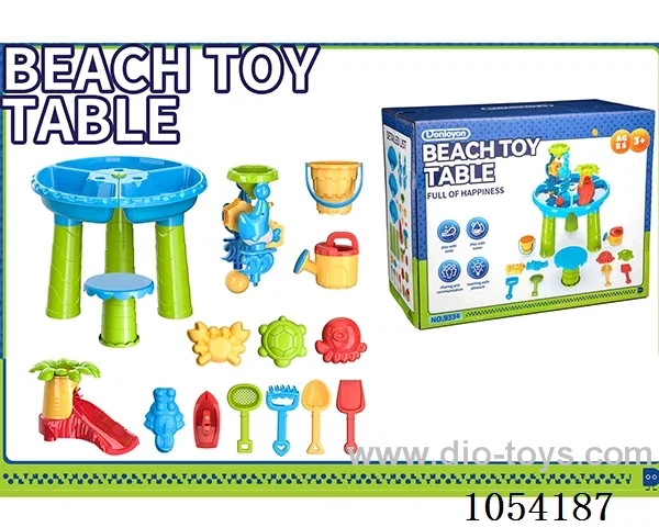 Beach toy table